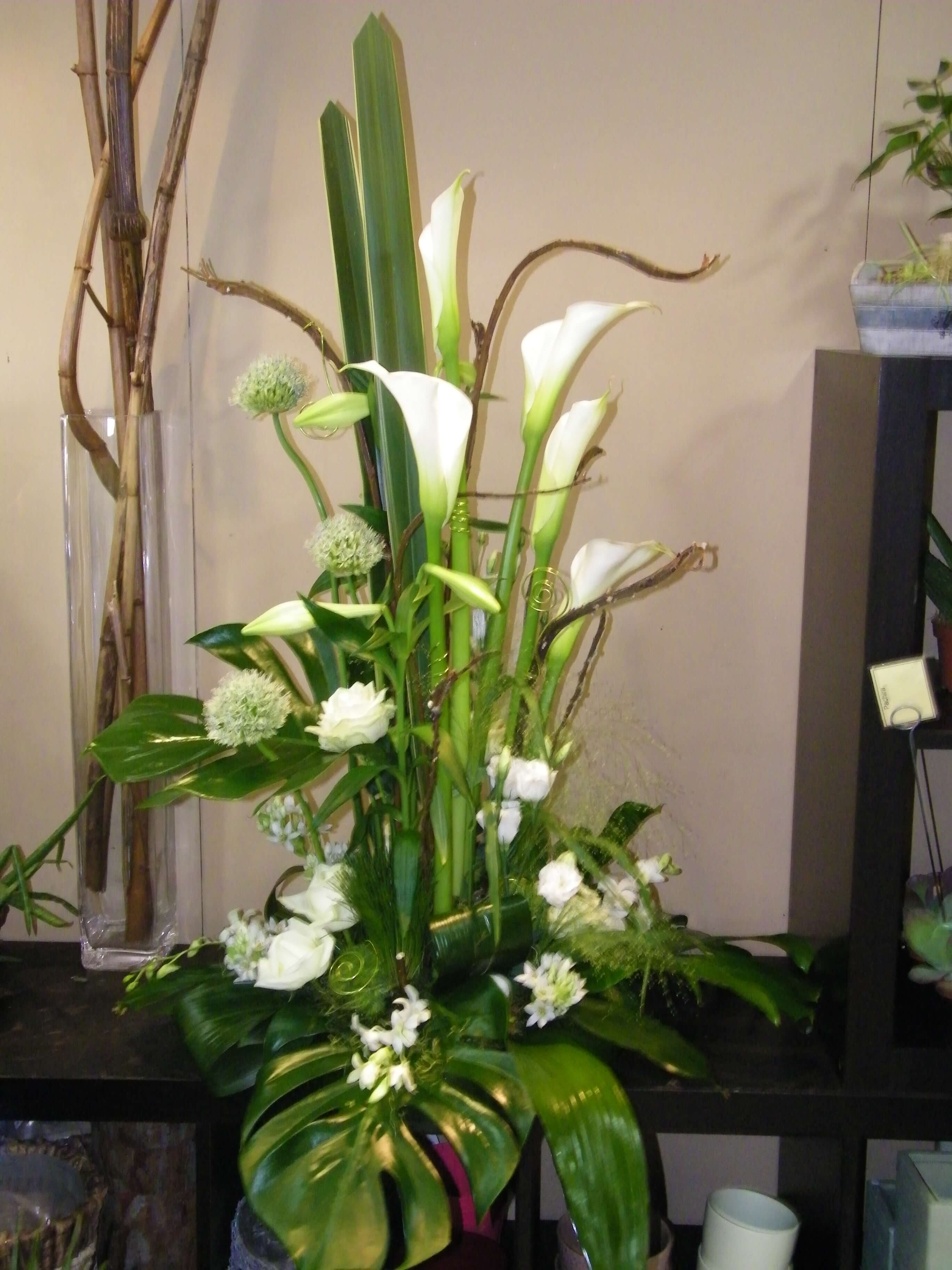 Composition florale mariage : fleuriste Villepinte | Roseau Fleurs